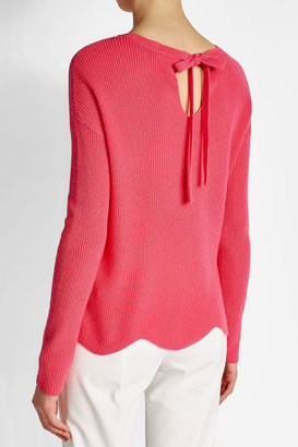 81 Hours Cashmere Pullover with Scalloped Hem