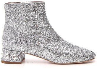 ladies sparkly ankle boots