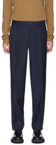 Thumbnail for your product : Etro Navy Wool Tailored Trousers
