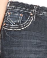 Thumbnail for your product : Hydraulic Plus Size Bailey Straight-Leg Jeans, Dark Wash