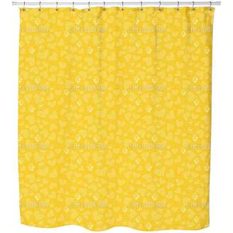 uneekee Butterflies and hearts on the Sun Shower Curtain: Large Waterproof Luxurious Bathroom Design Woven Fabric