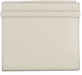 Thumbnail for your product : Valextra Cream White Leather Pochette