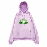 Thumbnail for your product : Rikay Womens Hooded Top Sweatshirt Cute Frog Printed Long Sleeve Hoodie Jacket Jumper Hooded Pullover Tops Blouse Ladies Clothes Loose Pullover Top Army Green