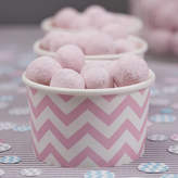 Thumbnail for your product : Ginger Ray Pastel Pink Chevron Treat / Ice Cream Party Tubs