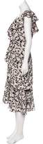 Thumbnail for your product : Proenza Schouler Silk Rose Print Dress