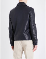 Thumbnail for your product : Corneliani Leather aviation jacket