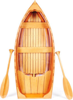 Breakwater Bay Mardiros 26.5" X 62" X 14.5" Whitehall Dinghy 5-Foot Display