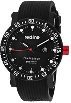 Thumbnail for your product : Redline Red Line Men's Compressor Diver Black Dial Black Silicone