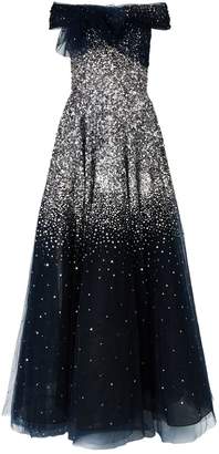 Marchesa Ombre Sequin Gown