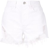 Thumbnail for your product : 3x1 Distressed High-Rise Shorts