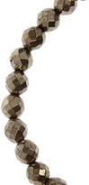 Thumbnail for your product : Chan Luu Pyrite, silver and diamond bracelet