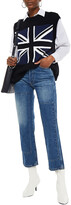 Thumbnail for your product : 3x1 Claudia faded high-rise straight-leg jeans