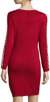 Thumbnail for your product : Marc New York 1609 Marc New York by Andrew Marc Bead-Embellished Knit Sweaterdress, Poinsettia