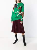 Thumbnail for your product : Krizia horse embroidered sweater