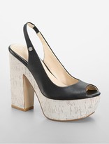 Thumbnail for your product : Calvin Klein Raimy Peep Toe Platform Sandal