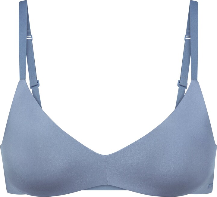 All.You. LIVELY Women's All Day Deep V No Wire Bra - Heather Gray 38C