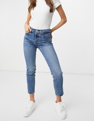 Levi's wedgie icon fit jeans in light wash - ShopStyle