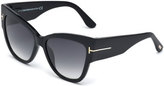 Thumbnail for your product : Tom Ford Anoushka Butterfly Sunglasses, Black