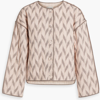 York quilted printed cotton jacket