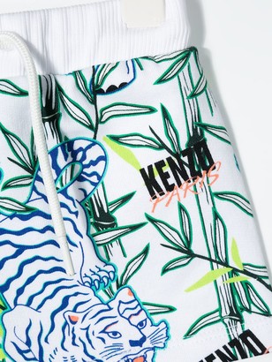Kenzo Kids Tropical-Print Shorts