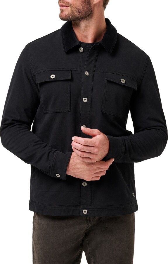 Travis Mathew Cloud Denim Jacket with Corduroy Collar