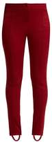 Thumbnail for your product : Gucci Technical Jersey Stirrup Leggings - Womens - Dark Red