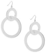 Thumbnail for your product : Natasha Silvertone Tiered Earrings