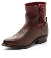 Thumbnail for your product : Frye Billy Cross Stitch Short Booties