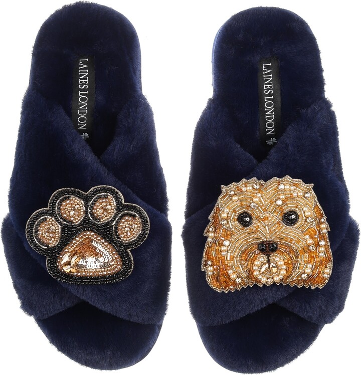 Laines London Women's Classic Laines Slippers With Minnie The