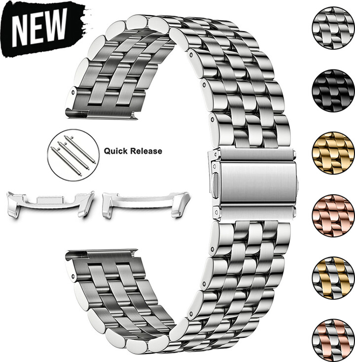 CAOWTAN Stainless Steel Strap for Samsung Galaxy Ultra 2025 47mm Metal Band Bracelet for Galaxy Watch 8 40/44mm 8 Classic 46mm Wristband