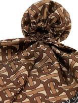 Thumbnail for your product : Burberry Monogram & Icon-Striped Silk Hair Scarf