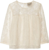 Thumbnail for your product : Sea Cotton-blend lace top