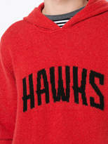 Thumbnail for your product : The Elder Statesman X Nba Hawks hooded sweatshirt
