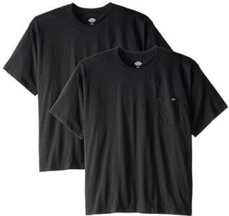 plain black pocket tee