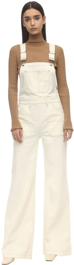 Frame Cotton Denim Overalls - ShopStyle Jumpsuits & Rompers