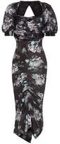 Thumbnail for your product : Preen by Thornton Bregazzi Gizzy floral midi dress
