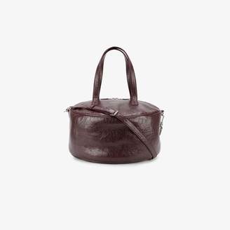 Balenciaga Burgundy Air Hobo Medium Leather Tote Bag