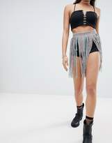 Thumbnail for your product : Jaded London Hot Pants With Diamante Belt Detail