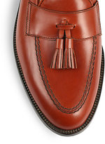 Thumbnail for your product : Manolo Blahnik Enrika Leather Tassel Loafers