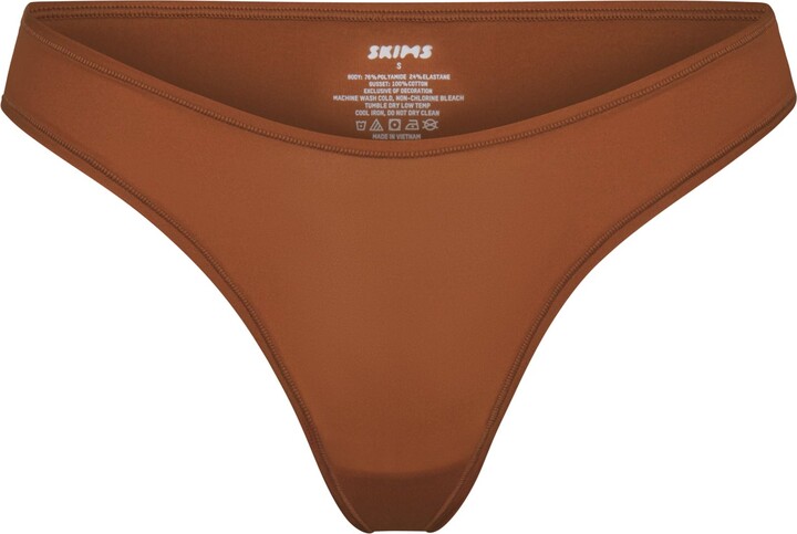 Fits Everybody Dipped Front Thong  Bronze - ShopStyle Plus Size Intimates