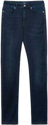 Gant Slim High Waist Satin Jeans
