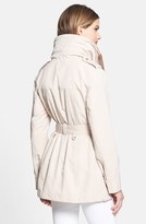 Thumbnail for your product : London Fog Asymmetrical Snap Front Trench Coat with Hidden Hood