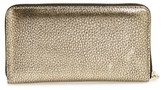 Thumbnail for your product : Jimmy Choo 'Pippa' Metallic Leather Zip Around Wallet