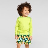 Thumbnail for your product : Cat & Jack Toddler Boys' Long Sleeve Rash Guard - Cat & Jack Neon Yellow