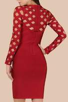 Thumbnail for your product : Wow Couture Burgundy Caged Dress