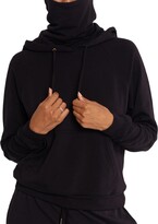 Thumbnail for your product : Betsy & Adam Womens Solid Built In Mask Hoodie
