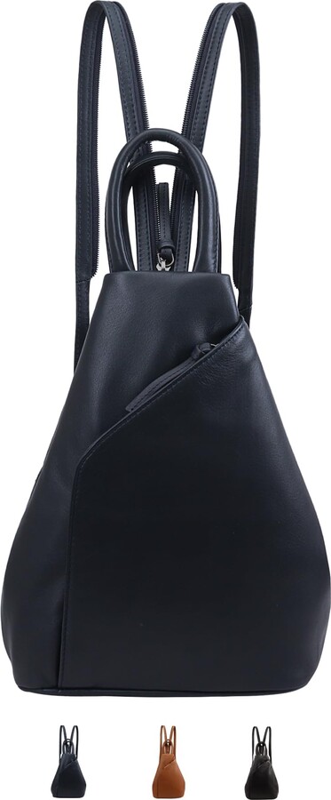 Lloyd Baker London Zue Sleek Leather Triangle 100% Genuine