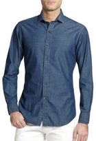 Thumbnail for your product : Ralph Lauren Black Label Sloan Chambray Woven Shirt