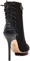 Thumbnail for your product : Charlotte Olympia Laced-Up Deborah Suede Booties