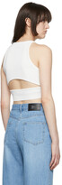 Thumbnail for your product : Juun.J White Rayon Tank Top